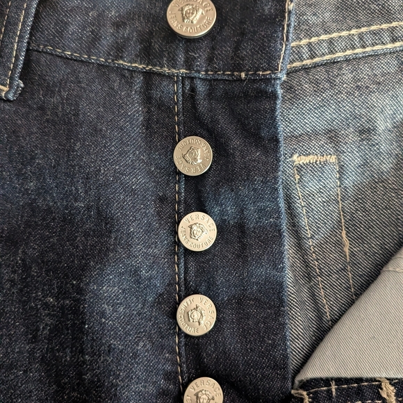 Versace Men's Straight Leg blue Jeans 30 x 32.5 in Like New Condition - Picture 5 of 13